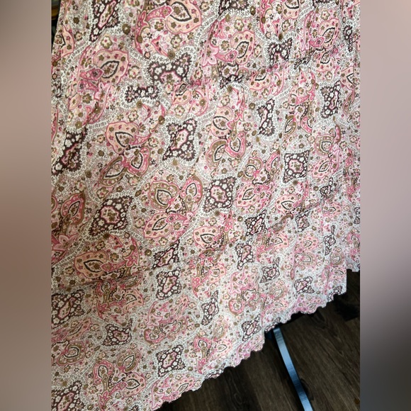 Yves Cossette Depeche Mode floral vintage dress Sz 16 - Picture 6 of 14